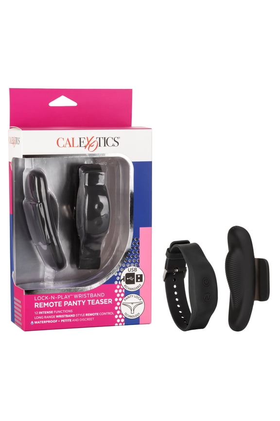Lock-N-Play Remote Control Panty Teaser 12 Function w/ Wristband