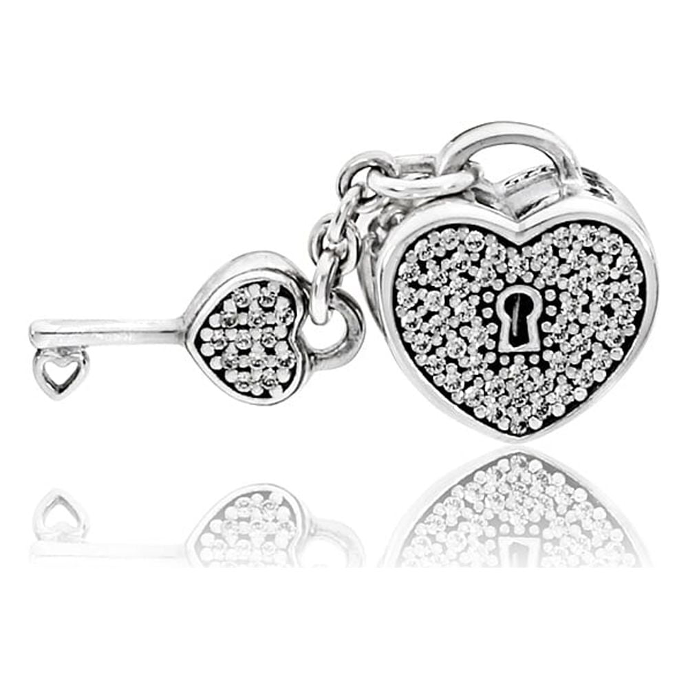 Lock Of Love Charm 791429CZ