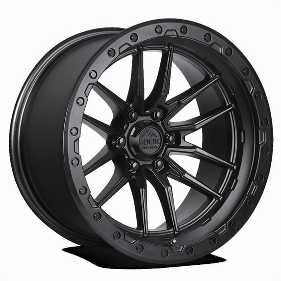 Lock Off-Road Krawler Matte Black with Matte Black Ring 9-17