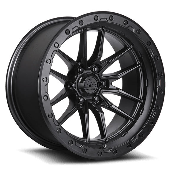 Lock Offroad Krawler 18x9 5x127 -12et 71.5 Matte Black w/ Matte Black Ring