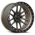 thumbnail image 1 of Lock Off-Road KRAWLER 20X10 8X170 -18mm Matte Bronze Wheel Rim 20" Inch, 1 of 3