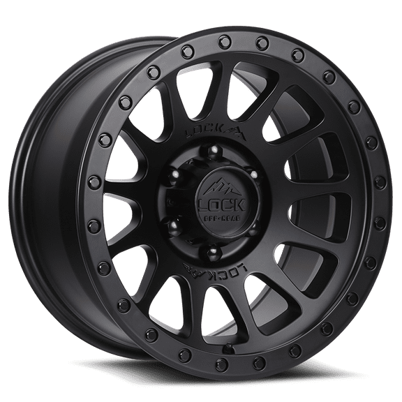Lock Off-Road Yosemite Matte Black with Matte Black Ring 9-20