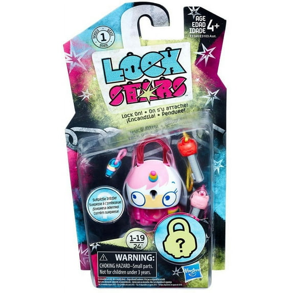 Lock Stars Basic Assortment Pink Cat-Unicorn -- Series 1