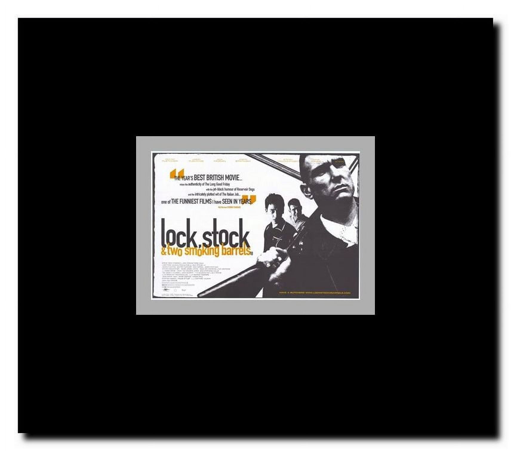 Lock Stock and 2 Smoking Barrels Framed Movie Poster