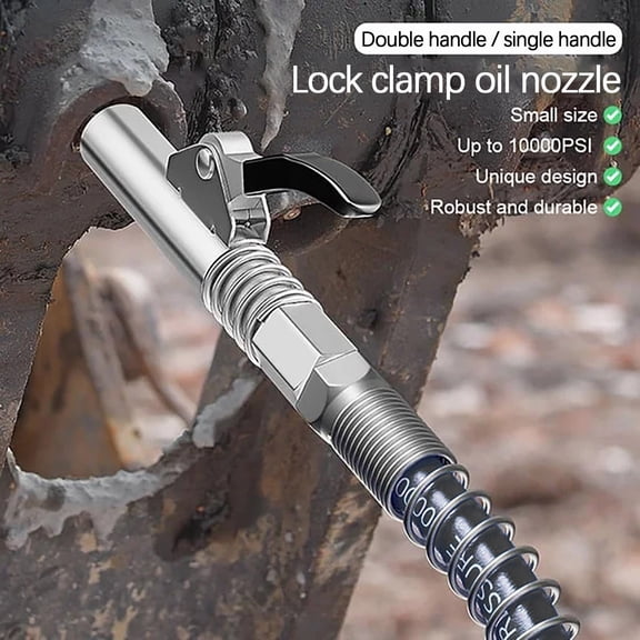 Lock The Lubricator With A Single Handle Grease Fitting, Tools & Home Improvement
