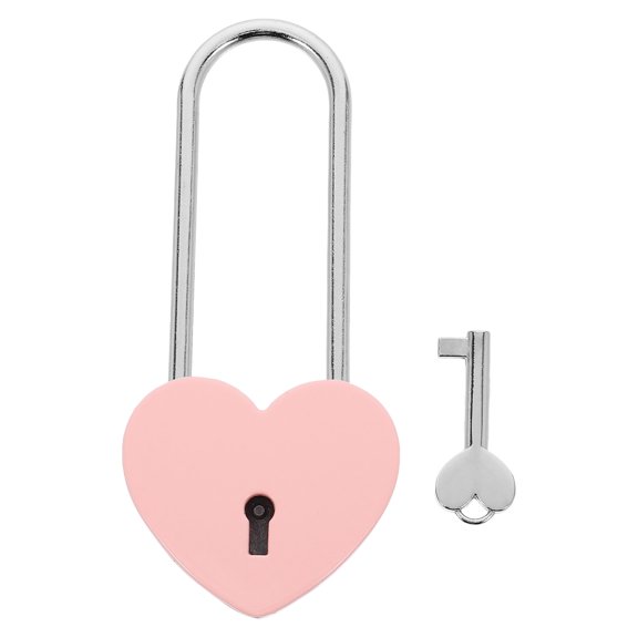 Lock with Key Pink Locker Love Padlock for Loved Ones Lovers