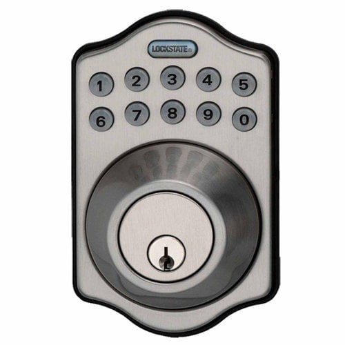 LockState LS-DB500-SN Electronic Keypad Deadbolt, Satin Nickel