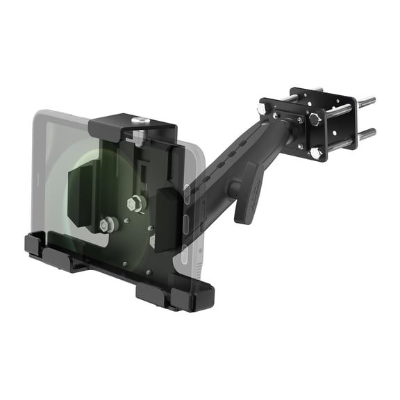 LockVise Metal Locking Front Guard Tablet Mount with 8.5" Metal Robust Shaft