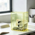 Lockable Acrylic Money Storage Box,Transparent Rectangular Savings ...