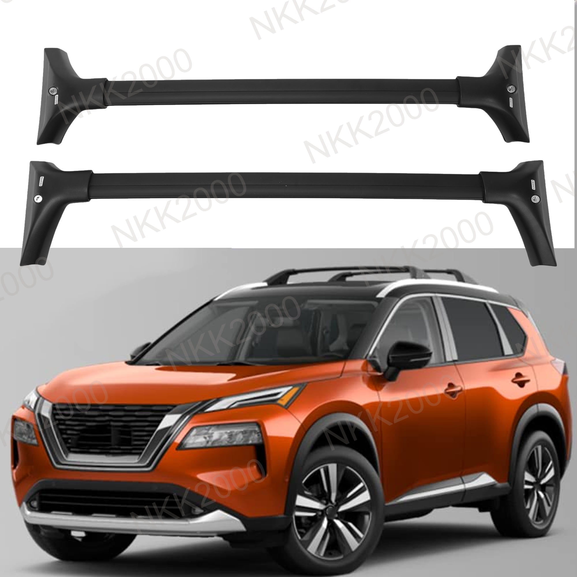 Bar Rack Rogue Lockable Cargo Roof Rack Cross Bar for Nissan Rogue 2021-2024 SV SL ...