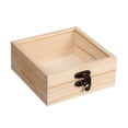 thumbnail image 1 of Lockable Decorative Wooden Storage Box Craft Souvenir DIY Organizer Removable Tray Dividers Gift Storage Container, 1 of 8