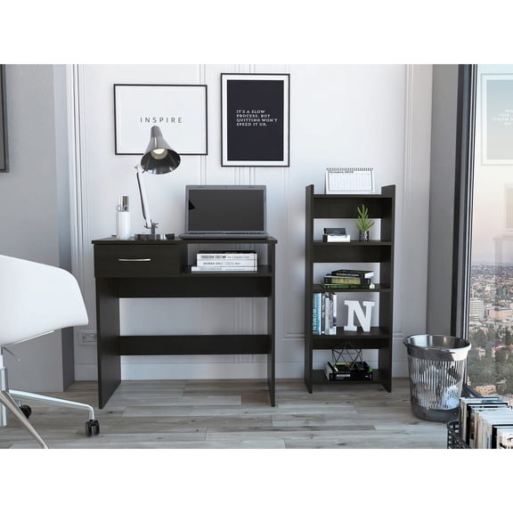 Lockable Drawer Feature - Enjoy Secure Storage in Your Home Office with This Modern Desk