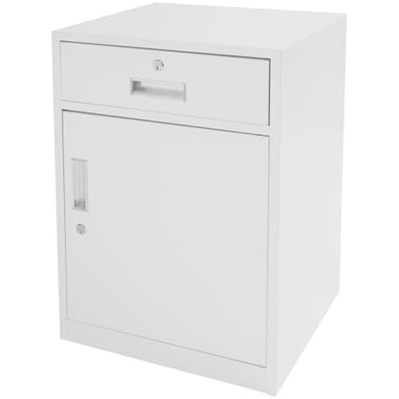 Lockable File Cabinet, Small Vertical File Cabinet, Metal Under Desk Office Cabinet for Home Office$$Home Decor, Kitchen, & Other