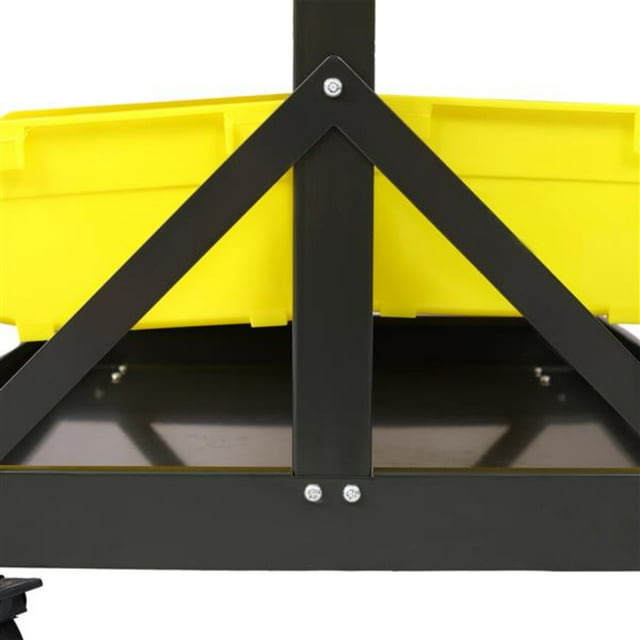 Lockable Heavy Duty 90 Parts Bin Shelving Storage Organizer with Wheels