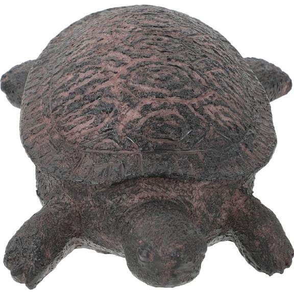 MOKKHNB Frog Shape Key Storage Box Dark Brown Resin 1Pack