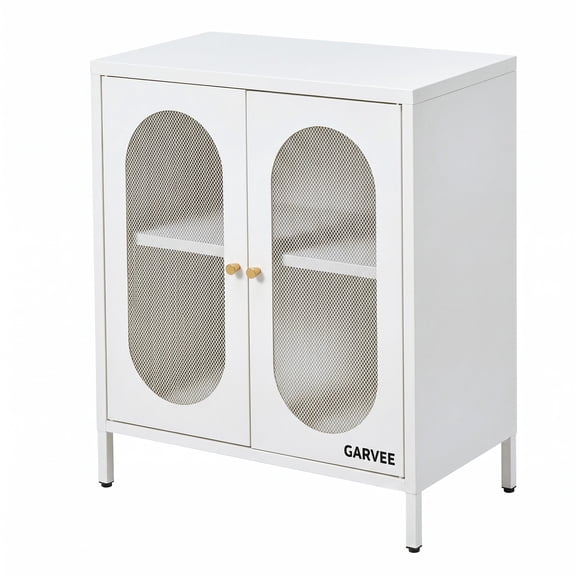 Lockable Metal Entryway Storage Cabinet - Adjustable Shelf, Steel Locker Organizer with Door for Mudroom, Study Room or Office