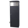 Meals Parcel Box Lockable Package Delivery Box for Porch, 50.4 Heavy-Duty Galvanized ...