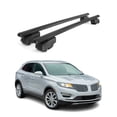 thumbnail image 1 of Lockable Roof Rack Cross Bars Luggage Carrier for Lincoln MKC 2015-2019 Black, 1 of 12