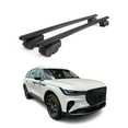 thumbnail image 1 of Lockable Roof Rack Cross Bars Luggage Carrier for Lincoln Nautilus 2024 Black, 1 of 12