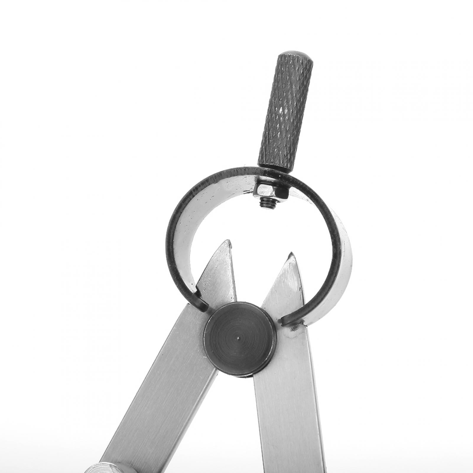 Lockable Steel Divider Wing Creaser DIY Leathercraft Rotating Line Dividers Tool, 4 Inch Leather