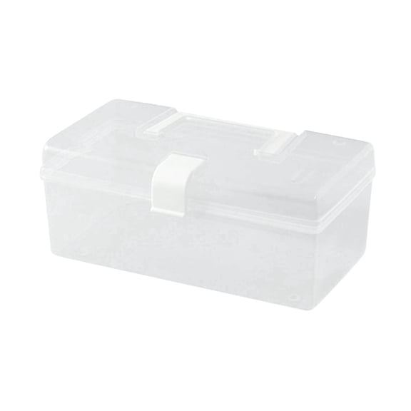 Lockable Storage Box, Clear Refrigerator Organizer with Lid for Snacks Personal Items Pantry Cabinet Office Supplies