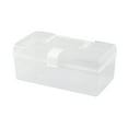 thumbnail image 1 of Lockable Storage Box for Medication and Snacks Large Lock Boxs with Key for Safe Medicine Organizer, Refrigerator Food Safe Container, Stackable Clear Box for Kitchen,Office,Home Organization Plastic, 1 of 2
