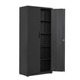thumbnail image 1 of Lockable Storage Cabinet, Metal Tool Storage Cabinets with Doors, 69 inch Tall File Cabinet with 4 Adjustable Shelves, Home Shop Warehouse Locker, 1 of 10