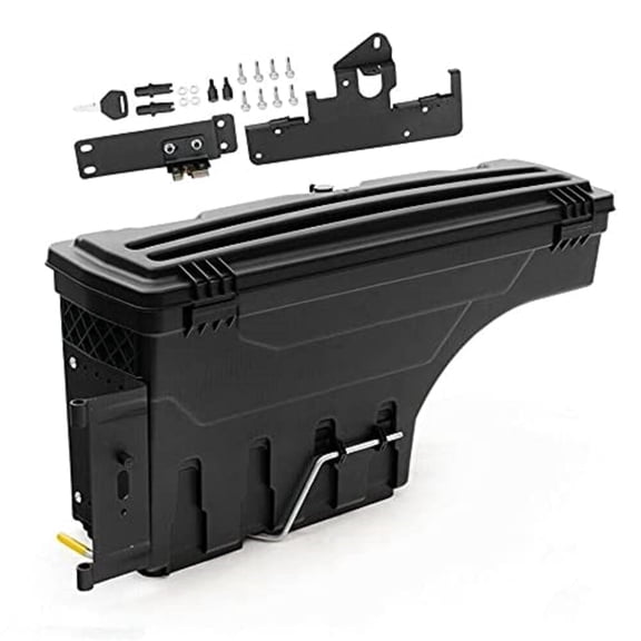 Lockable Truck Bed Storage Tool Box Fit for 2005-2021 Toyota , Right Passenger Side