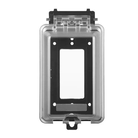 Lockable Weatherproof Outdoor Electrical Outlet Cover 1 Gang