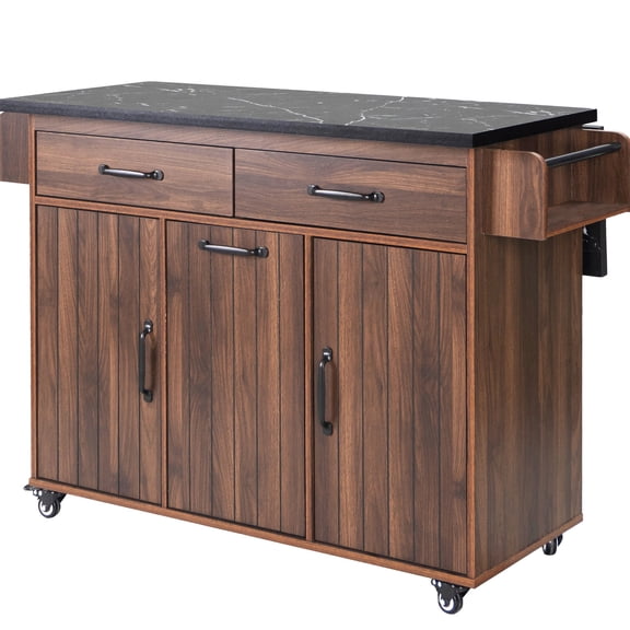Lockable casters, stable structure | Kitchen movement, ensures safety and stability
