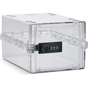 Lockabox Mini  Crystal | Small Lockable Storage Box | 3 Litre Combination Lock Box For Food, Medicine & Home Safety | BPA-Safe