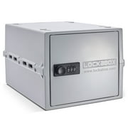 Lockabox One  Opal White | Premium Lockable Storage Box | 10 Litre Combination Lock Box For Food, Medicine & Home Safety | BPA-Safe