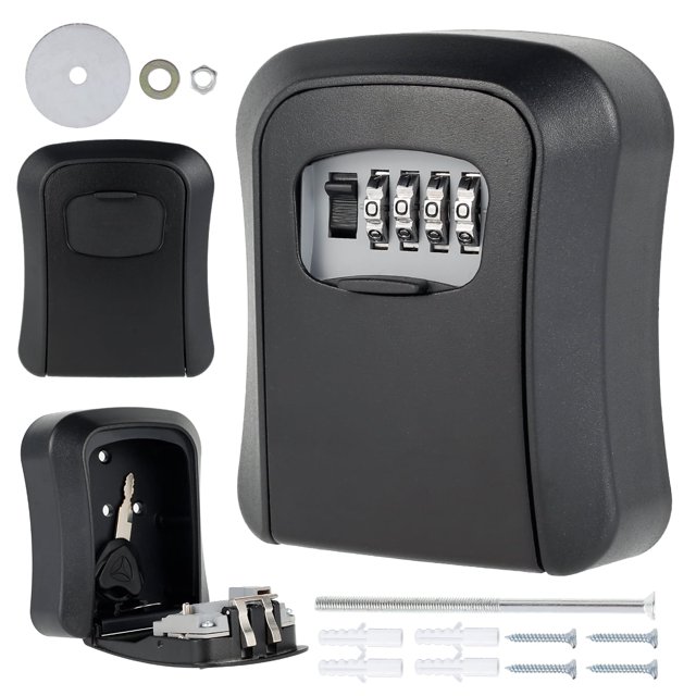 Lockbox for keys,Key Lock Box with Code, Lock Box for House key, Safe