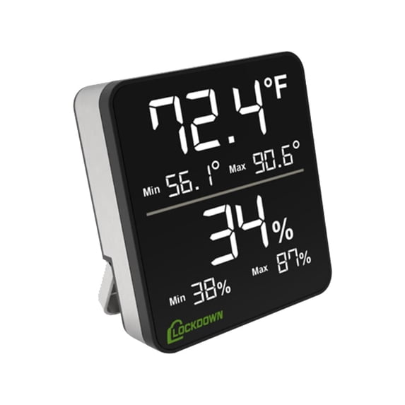 Lockdown Digital Hygrometer