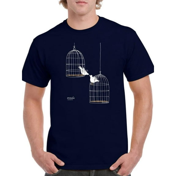 Lockdown Love T-Shirt Men -Arcadio Esquivel Designs, Male Large