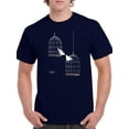 thumbnail image 1 of Lockdown Love T-Shirt Men -Arcadio Esquivel Designs, Male Small, 1 of 4