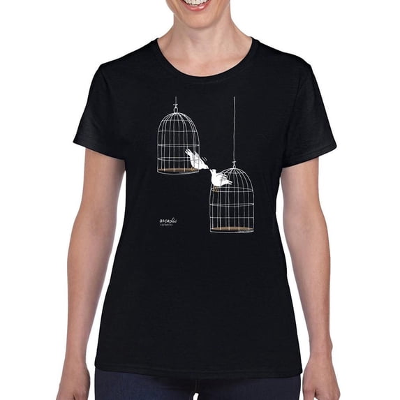 Lockdown Love T-Shirt Women -Arcadio Esquivel Designs, Female Medium