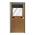 thumbnail image 1 of Lockdown Shades, Blackout Shades for Classroom Windows and Doors in Traditional Fabric. Patented, Room Darkening Design Blocks Views. Made in USA (28 x 36), 1 of 4