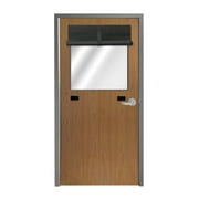 Lockdown Shades, Blackout Shades for Classroom Windows and Doors in Traditional Fabric. Patented, Room Darkening Design Blocks Views. Made in USA (8 x 36)