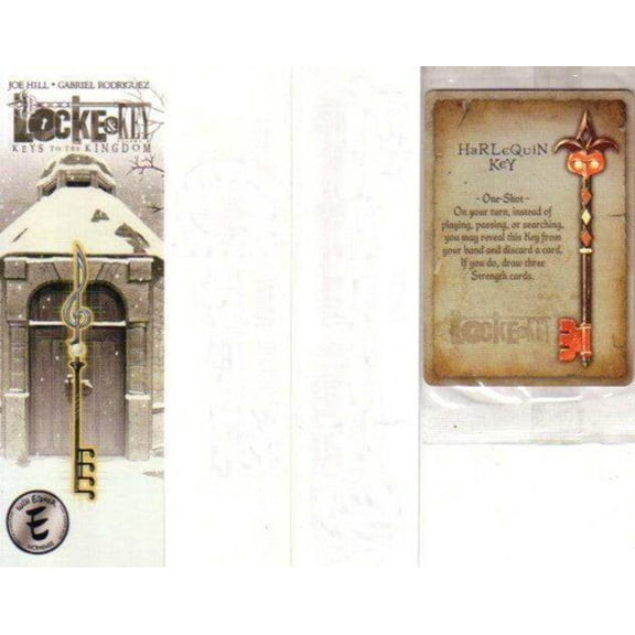 Locke Key IDW 2012 Wondercon Harlequin Key card bookmark