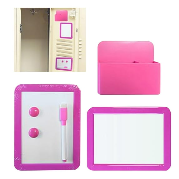Locker Accessories for Girls, Locker Organizer Supplies for School Work, Includes Whiteboard, Mirrors, and Organizing Supplies Locker Decoration for School Locker
