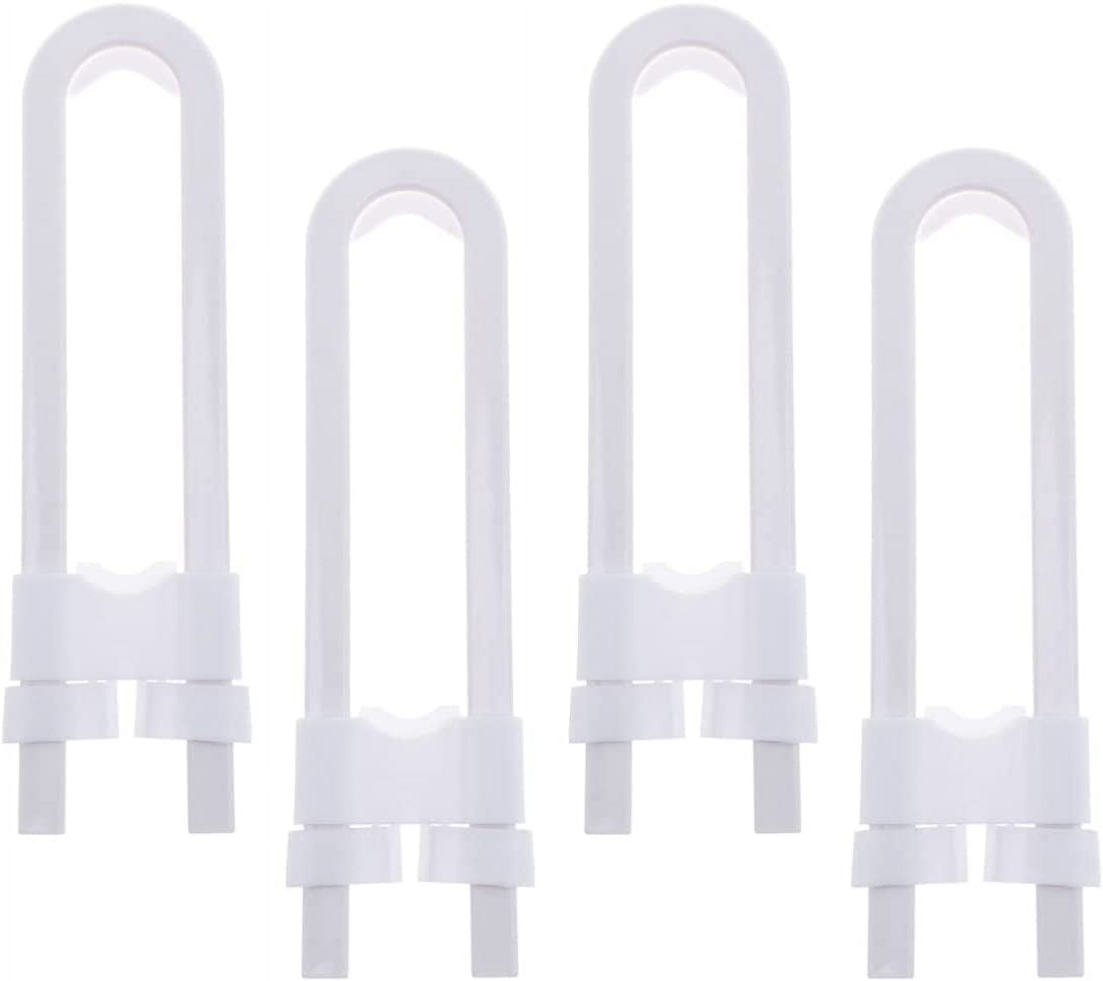Locker Locks Child Proof Cabinet Latches, Child Safety Cabinet Locks U Shaped Plastic Baby Proofing Cabinets for Wardrobe, Drawer, Cupboard, Doors (4pcs, White) Locker Lock