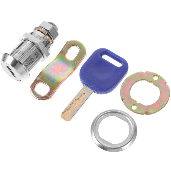 STRANDCHIC 1Set Heavy Duty Door Lock Metal Cabinet Lock for Home Security Assorted Colors Easy Use