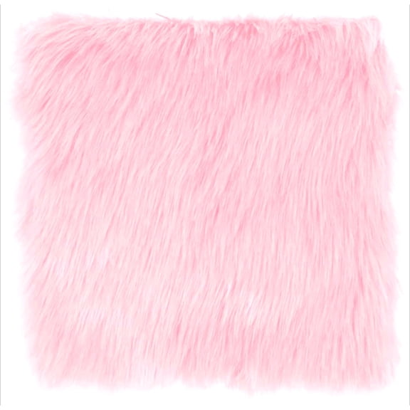 Locker Rug 15.75×15.75in Soft Fluffy Area Carpet Christmas/Valentine's Day Decorations(Pink)