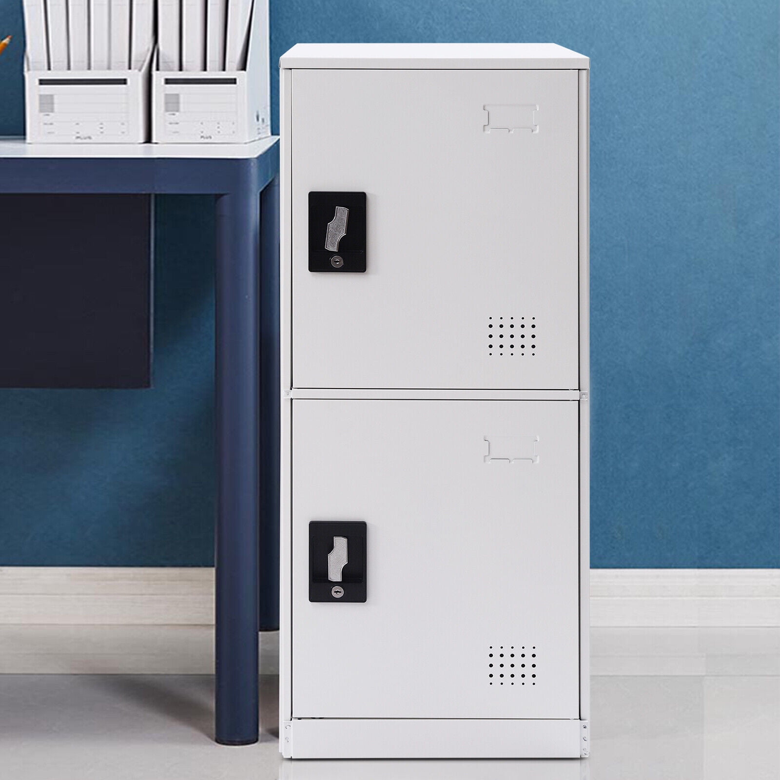 Locker Storage Cabinet Metal Lockers Fit Employees Office School Gym ...