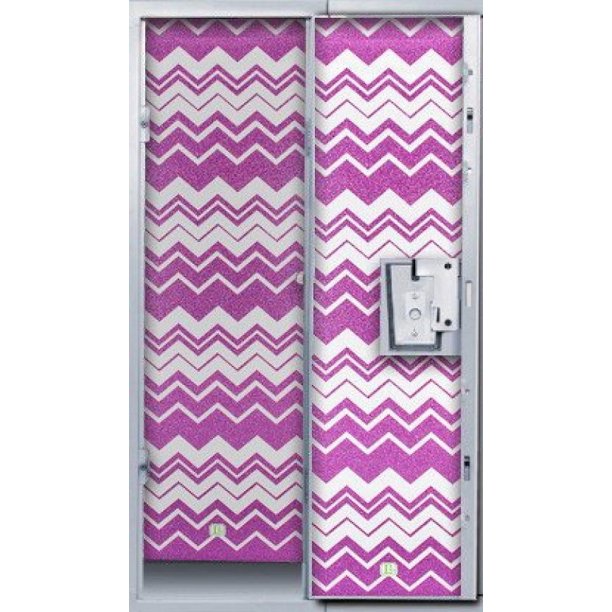 LockerLookz Locker Wallpaper Pink Chevron 24 pieces
