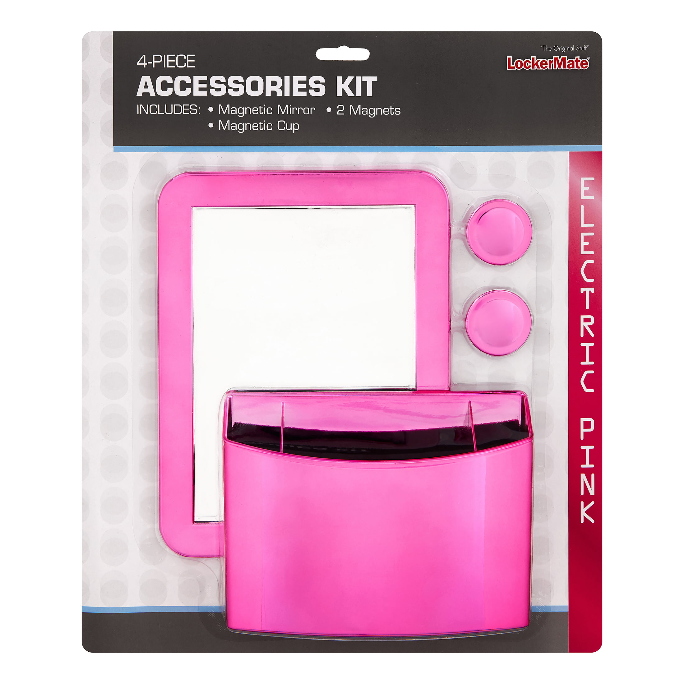 LockerMate Magnetic Pencil Holder, Pink