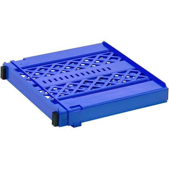 LockerMate Adjust-A-Shelf Locker Shelf, Easy to Use, Extends to Fit Your Locker, Blue