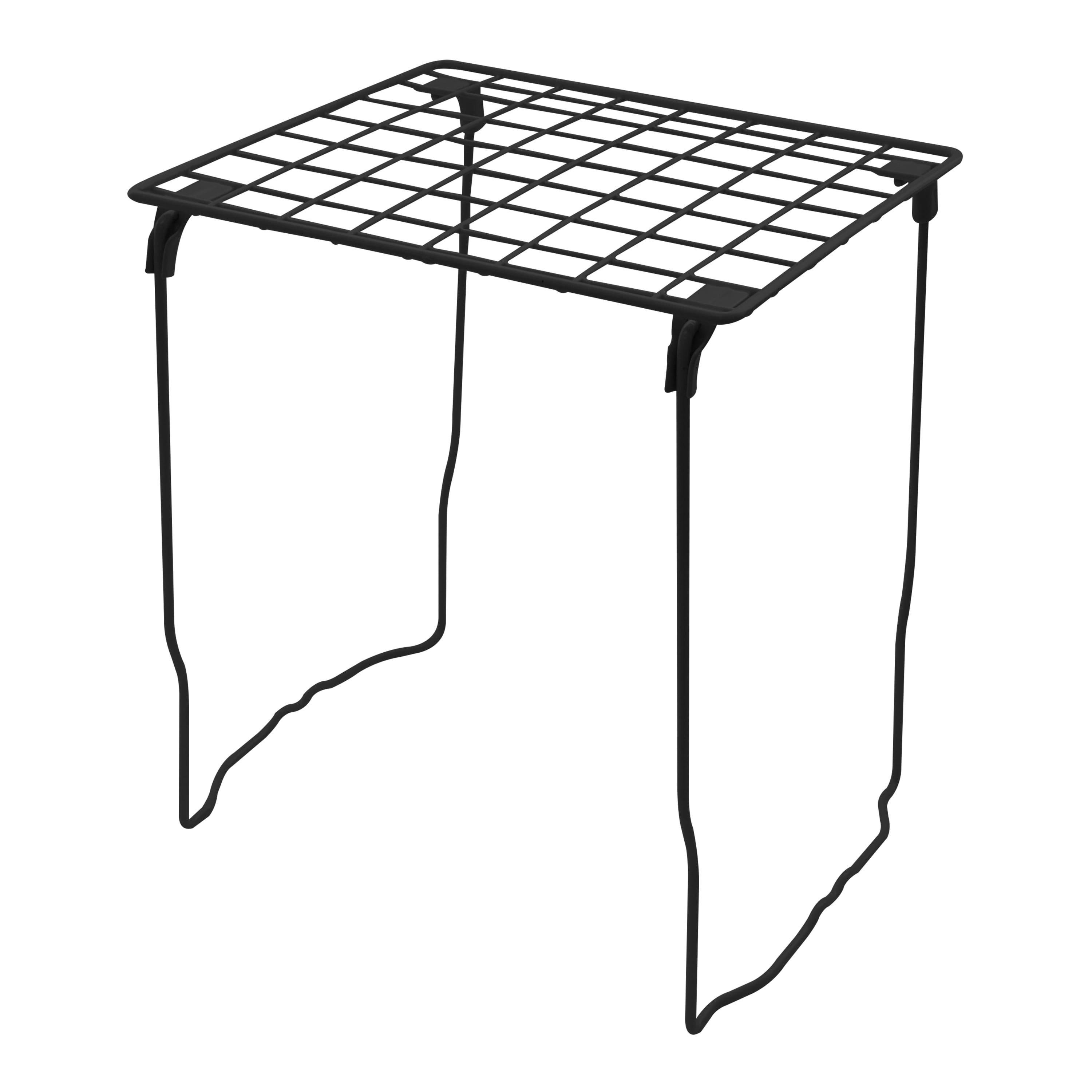 Lockermate 12" StacaShelf Wire Locker Shelf, Black