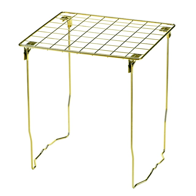 Lockermate 12inch Stacashelf Wire Locker Shelf, Gold